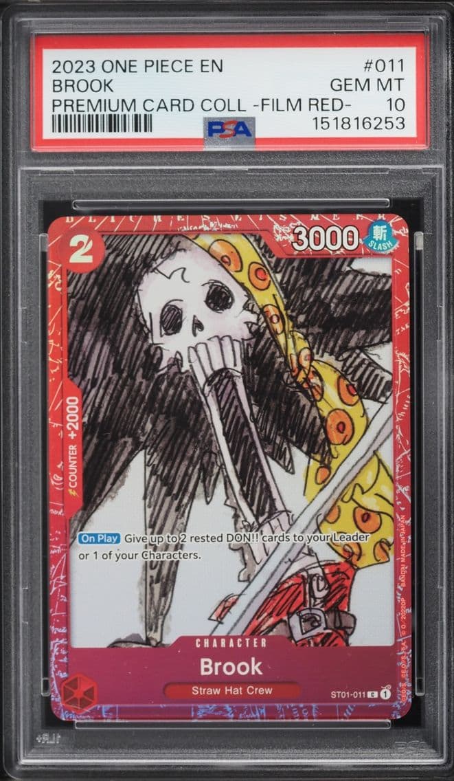 2023 #ST01-011 Brook PSA 10 One Piece Premium Collection Film Red