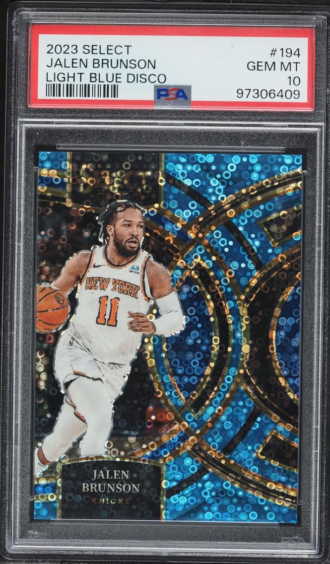 2023 #194 Jalen Brunson PSA 10 Panini Select Basketball