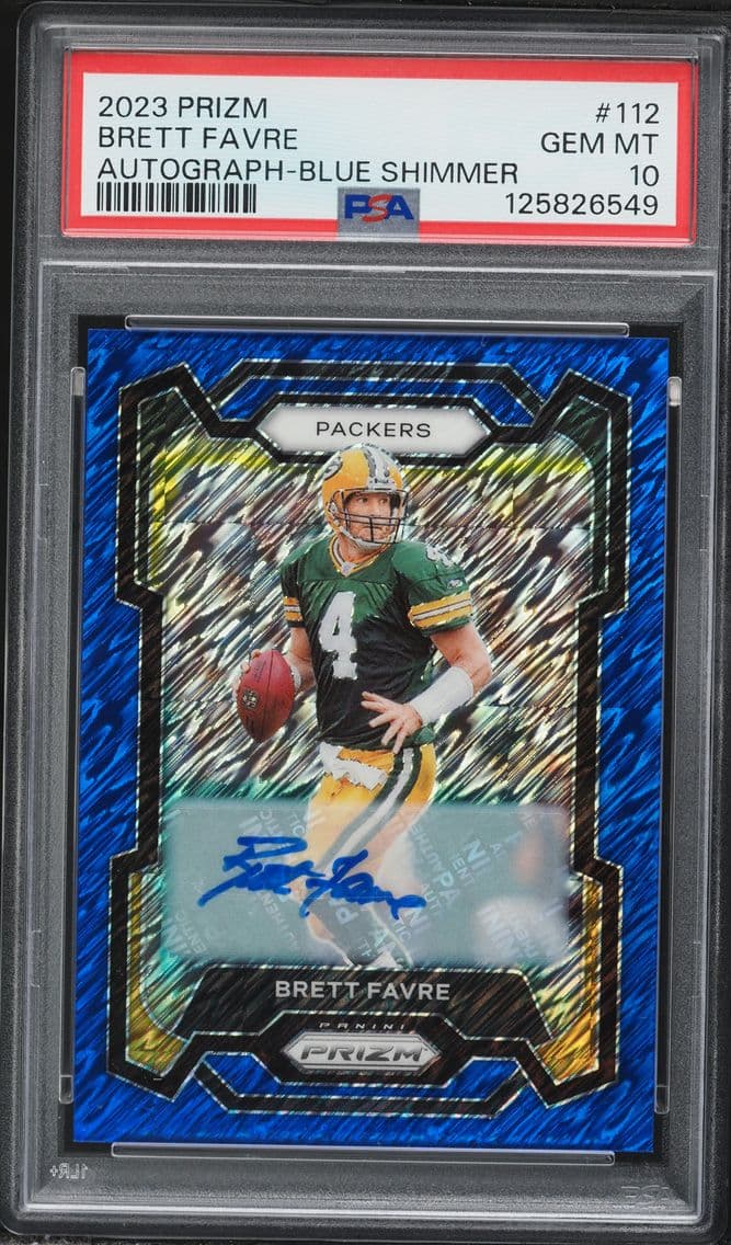 2023 #112 Brett Favre PSA 10 Panini Prizm Football