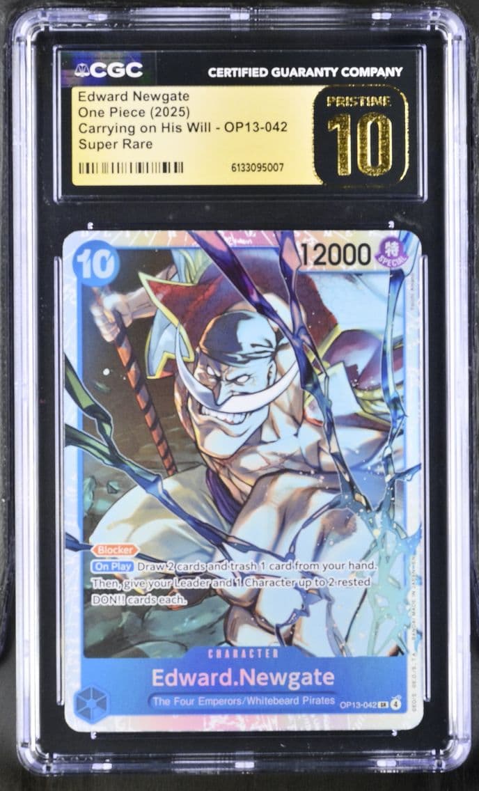2025 #OP13-042 Edward Newgate CGC 10 Pristine Carrying on His Will (OP13) - English