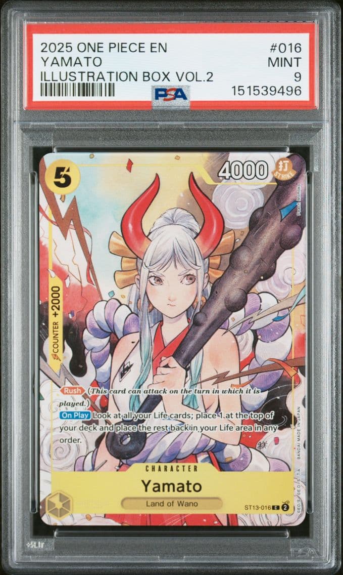 2025 #016 Yamato PSA 9 One Piece Promos