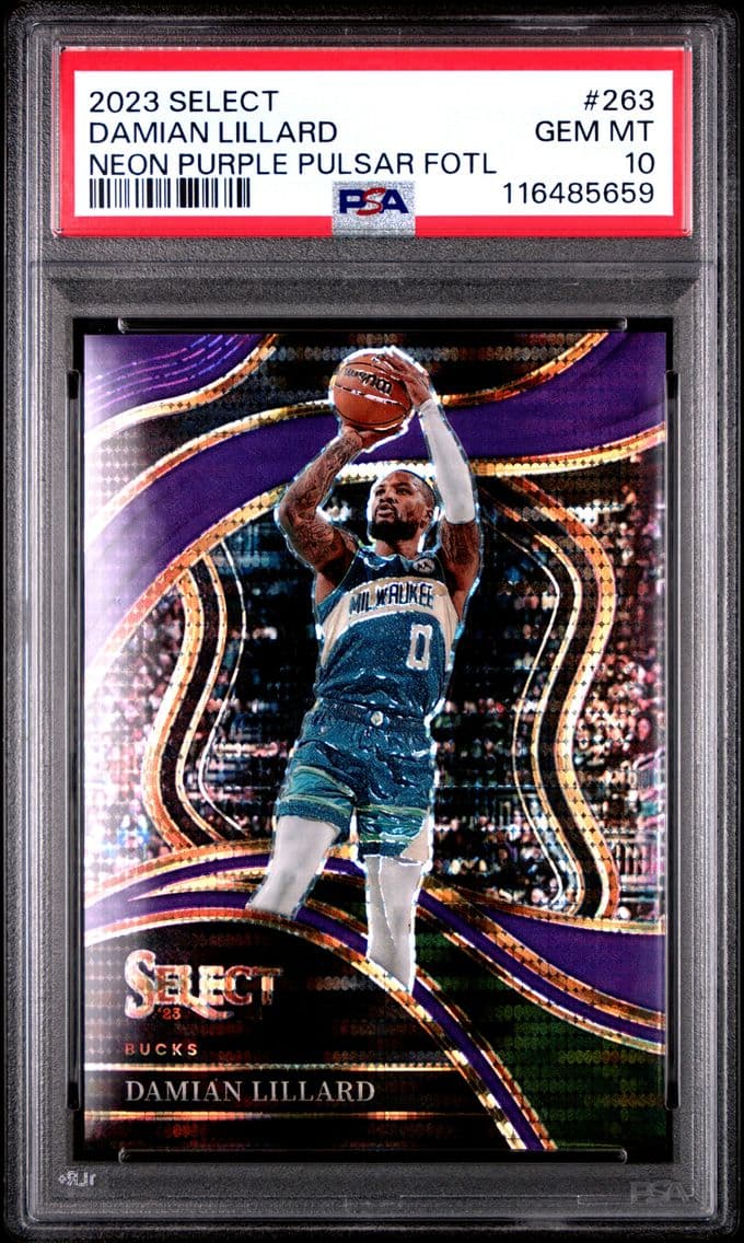 2023 #263 Damian Lillard PSA 10 Panini Select