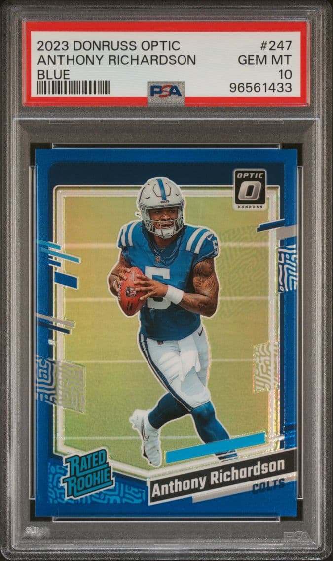 2023 #247 Anthony Richardson PSA 10 Panini Donruss Optic